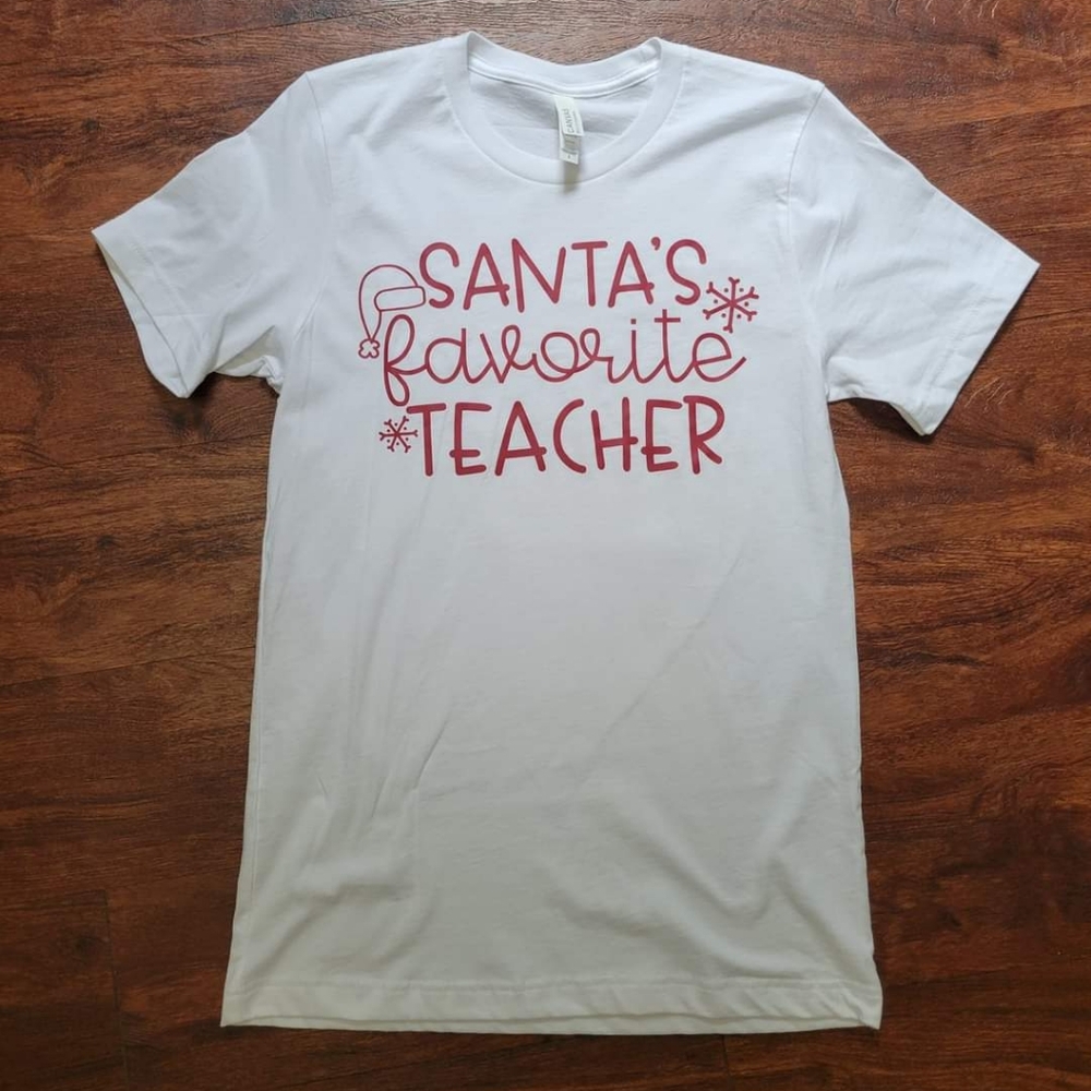 Santa's Favorite Teacher Tee